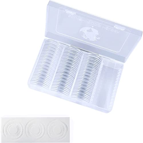 Mudor 41 Mm Coin Holder, 60 Pieces Silver Dollar Coin Capsules With Foam Gasket, Professional Coin Storage Case Box For Coin Collection #TOP6