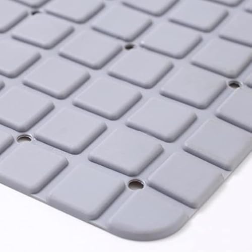 Tapete Antiderrapante Com Ventosa P/Box De Banheiro 70x38cm