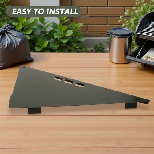 Rallonge table camping pliable avec plateau d'angle vert extérieur robuste
