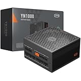 PCCOOLER CPS YN1000 電源、1000W 80 Plus Gold 認定 完全モジュラー PCIe 5.1 & ATX 3.1 ゲーミング PSU 幅広い互換性 135mm FDB ファン、フルジャパン電解コンデンサ - 10年保証