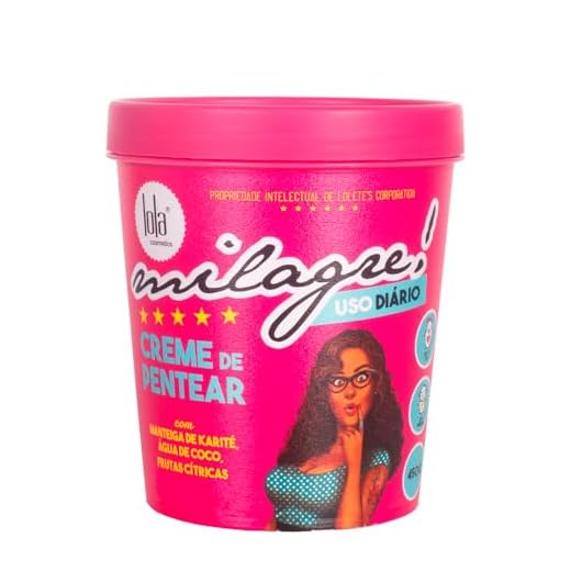 Milagre Creme Pentear 450G, Lola Cosmetics