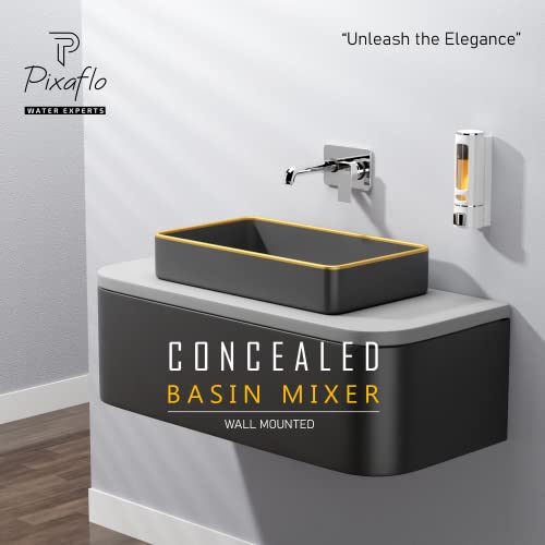 Image of Pixaflo Concealed Single Lever Basin Mixer with Exposed Parts Kit (Complete Set) (Crux)