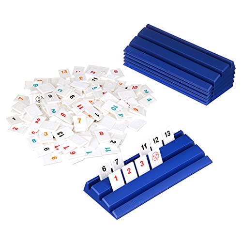 Rummikub Six Player Edition - The Classic Rummy Tile Game - More Tiles and More Players for More Fun! by Pressman , Blue by Pressman - Image 4