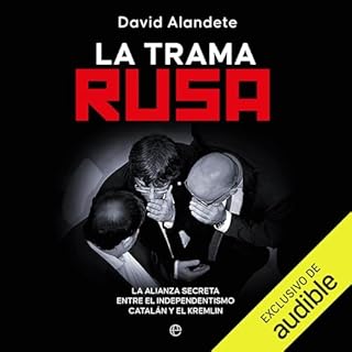 La trama rusa Audiolibro Por David Alandete arte de portada