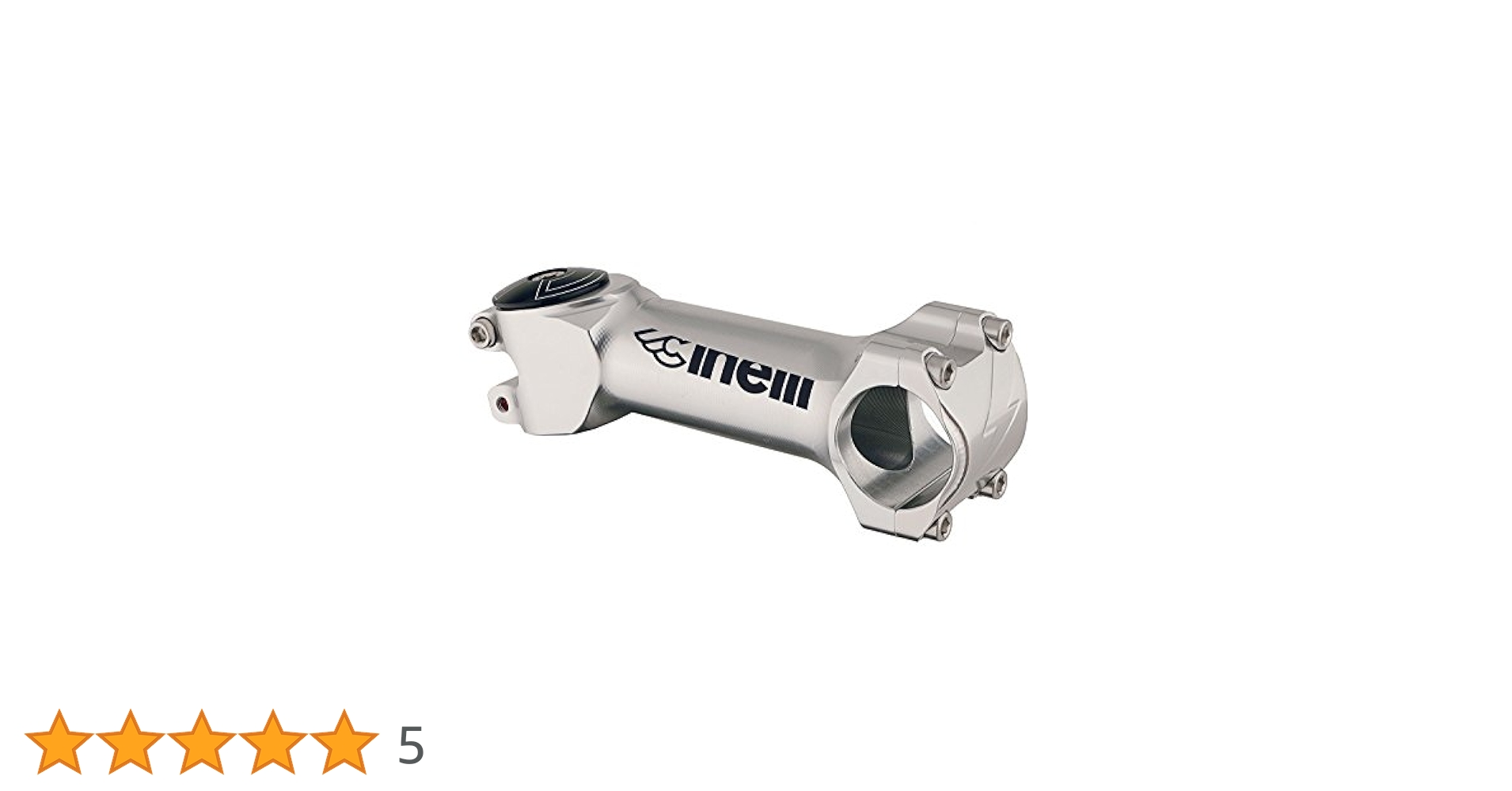 Cinelli MASH CNC Bicycle Stem - 31.8/110mm Silver Angle 75