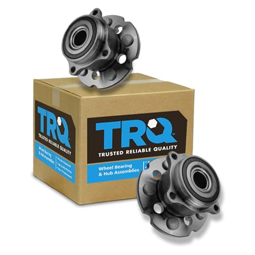 Image of TRQ Rear Left and Right Wheel Bearing and Hub Assembly Set 2 Piece Compatible with 2007-2013 Acura MDX 2010-2013 ZDX 2009-2015 Honda Pilot All Wheel Drive