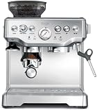Sage - The Barista Express - Ekspres do kawy z ręcznym spieniaczem mleka - Automatyczne mielenie, indywidualna pianka mleczna - Szczotkowana stal nierdzewna, dzbanek do mleka z regulacją temperatury