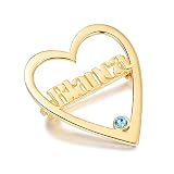 Albertband Personalized Infinity Name Brooch for Women Customized Name Brooch for Mother Girl Fashio