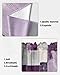 Rustic Purple Swag Curtains Valance For Kitchen Windows,Abstract Oil Painting Grunge Art Ombre Wide Rod Pocket Curtain Drapes,Bedroom Bathroom Cafe Living Room Light Filtering Drapery,72