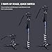 Carbon Fiber Lightweight Camera Monopod with Ball Head Feet, Double Quick Lock System with Quick Release Plate, MaxLoad 6kg, Weight 1.2kg, Max Height 180cm, Big Flip Lock (MV-324CL+VD-03)