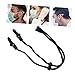Ipetboom 3pcs Mask Ear Hook Buckle Extender for Adults Mask Headband Extend Strap Non-Slip Surface