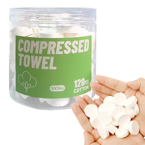 Compressed Towel Tablets, Compressed Washcloths For Travel, Camping Towel, Coin Towels, Expandable Wipes, Disposable Face Towels For Home?Beauty Salon And Outdoor Activities