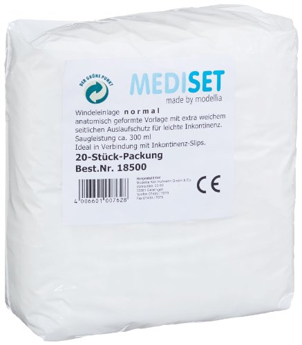 Mediset made by modellia Saugeinlage "normal" , 1er Pack (1 x 20 Stück) Cover