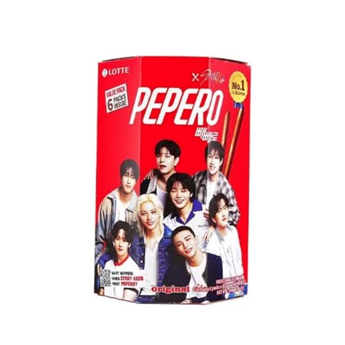 Pepero x K-Pop Star Stick Chocolate Variety Snack Gift Box (Original)
