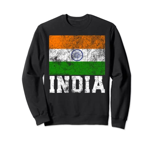 India Flag Family Pride Country Camisa Vintage Hombres Mujeres Regalo Sudadera