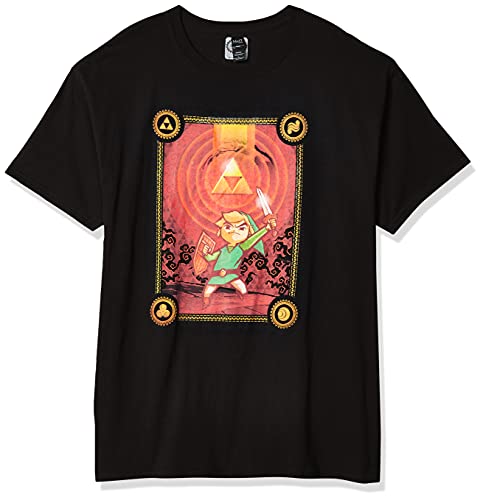 T-Shirt Nintendo Tri Force Dawn Noir 2X Homme pour remplacer vos hauts de fan trop serrés