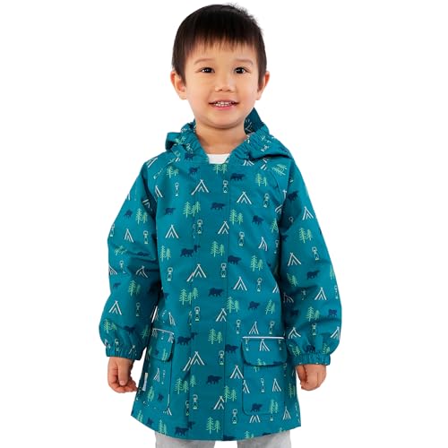 Image of JAN & JUL Waterproof Rain Jacket, Raincoat with Hood for Girls and Boys