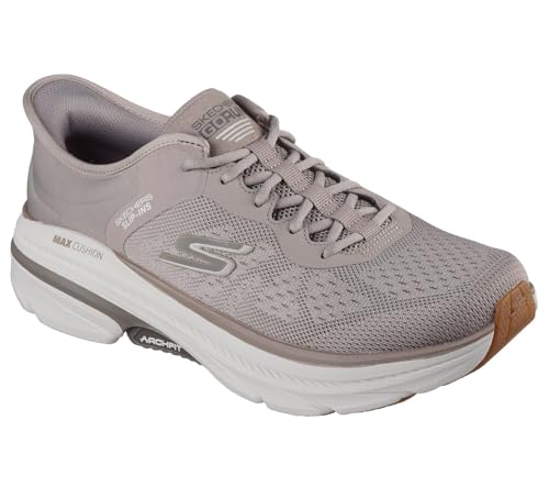 Skechers MAX Cushioning Arch FIT 2.0 Antilles - Tenis para Hombre, Color Gris Pardo, Talla 8