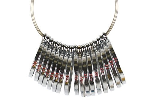 Jumbo Finger Gauge Ring Sizer W/Sizes 16-24 And Half Sizes Measuring Jewelry Tool #TOP2