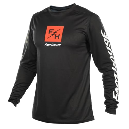 Image of FASTHOUSE Carbon Echo Long Sleeve Jersey, Black, L
