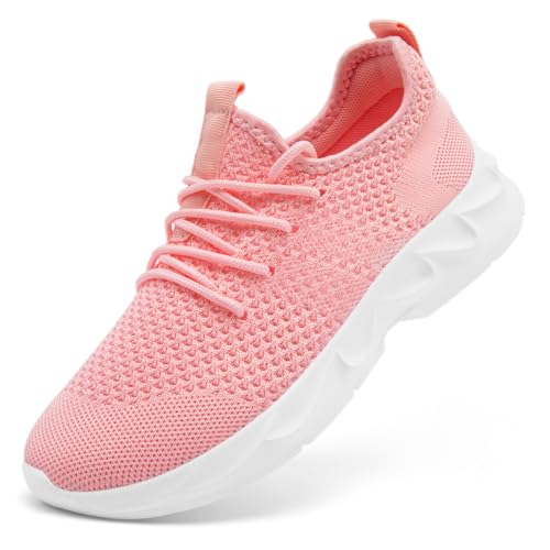 Image of Womens Walking Shoes Slip on Running Tennis Sneakers Non Slip Workout Athletic Gym Sports Breathable Mesh Lightweight Comfortable Fashion Casual Soft Sole