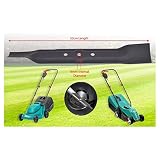 Ufixt 2 x wymienne metalowe ostrza do kosiarki 32 cm kompatybilne z Qualcast 32-850W Easi Trak 32 Easi Trak 320 część zamienna