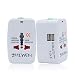 Travel Adapter, International Universal Power Converter Plug, All In One Outlet Charger US to Europe Argentina, Electrical Adaptor 220v with USB for UK USA (usb)