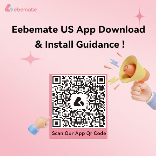 Image of ebemate Video Baby Monitor Camera with 2.8 inch LCD Screen Video & Audio No Glow Night Vision,2-Way Talk Audio Cam Baby Monitoring 1200FT Range EBE28