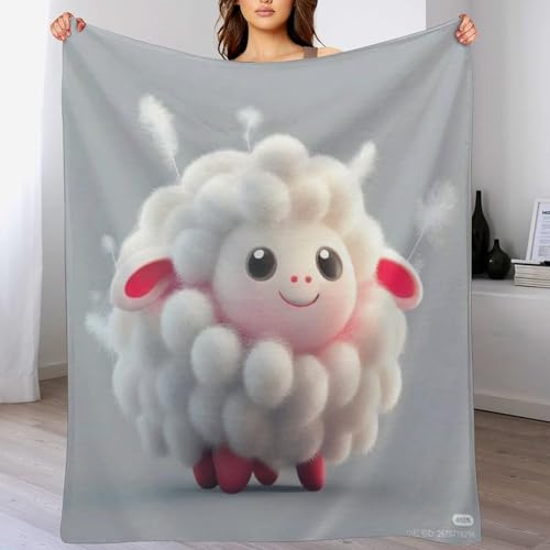 Couverture mouton lavable en machine plaid lit canapé chaud - 2
