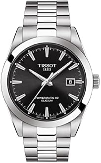 Tissot Analogue Classic Silver Strap Men's Wrist Watches T1274071105100
