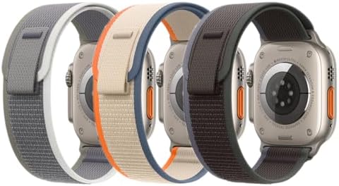 Apple Watch用バンド3本中古美品(スポーツループ風2本 他1本)非純正 Apple Watch用バンド3本中古美品(スポーツループ風2本 他1本)非純正