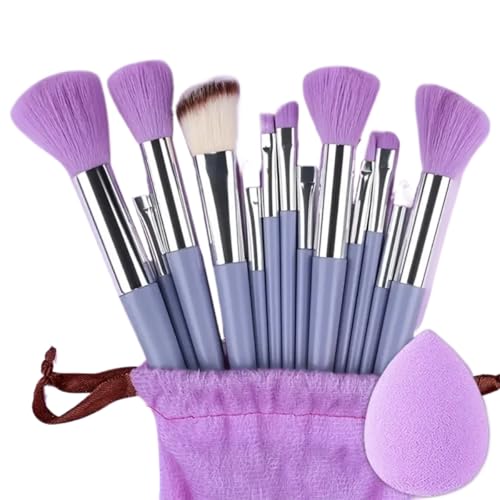 Professiona, set di pennelli da trucco per fondotinta, ombretto, fard, cipria, sfumatura, morbido, morbido, cosmetico, set completo, strumento per il trucco femminile, 13 pezzi
