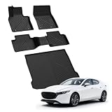 LASFIT Floor Mats & Cargo Liner for Mazda 3 Hatchback 2019-2026