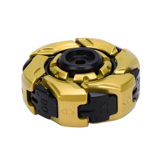 Generic Generic Gyro du Bout des Doigts en Alliage de Zinc, Jouet Magnétique Rotatif à Double Couche pour Adultes, Anniversaire, Bureau, Salle de Classe, Conception...