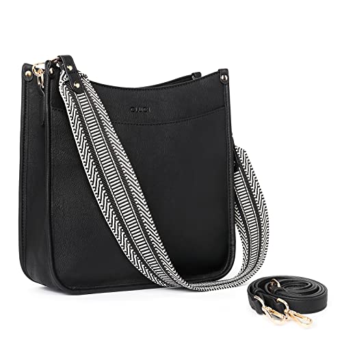 CLUCI Crossbody Bag for Women Handbags Leather Purse Ladies Shoulder Tote Bag