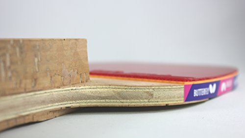 Butterfly Nakama P1 Japanese Penhold Table Tennis Racket - Nakama Series - Our Most Popular Rubber Of All Time And Carbon Fiber Power - Recommended For Advanced Level Players #TOP3