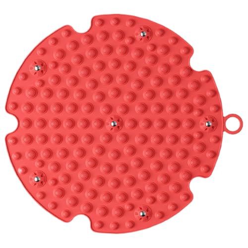 Esterilla de reflexología para pies, alfombrilla redonda de puntos de presión de 20,47 pulgadas, partículas de acupuntos antifatiga, almohadilla de de masaje con puntos de masaje elevados para