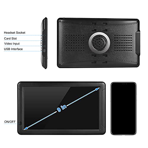 Navegação GPS do carro, Car GPS Navigation 9in com tela sensível ao toque, Reprodutor de vídeo multi