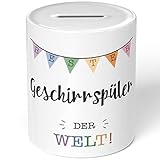 JUNIWORDS Spardose Sparbüchse, Bester Geschirrspüler der Welt (5701326)