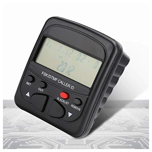 Oumij1 Blocage des Appels Téléphoniques Bloqueur D'appels Téléphoniques Fixes ABS de Haute Qualité Bloquant Tous Les Appels Indésirables avec Affichage de l'identification de l'appelant