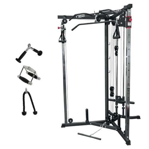 Valor Fitness Cable Crossover Machine with Accessories