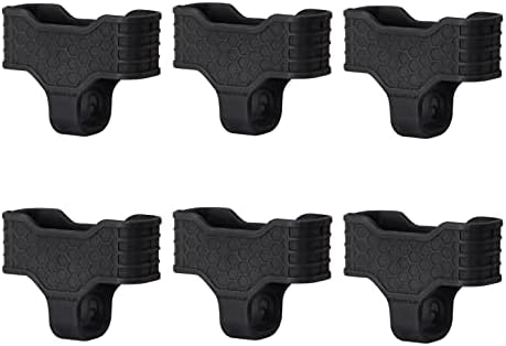 BOOSTEADY 223 Mag Assist Magazine ProtectorPack of 6 Rubber Black Protector