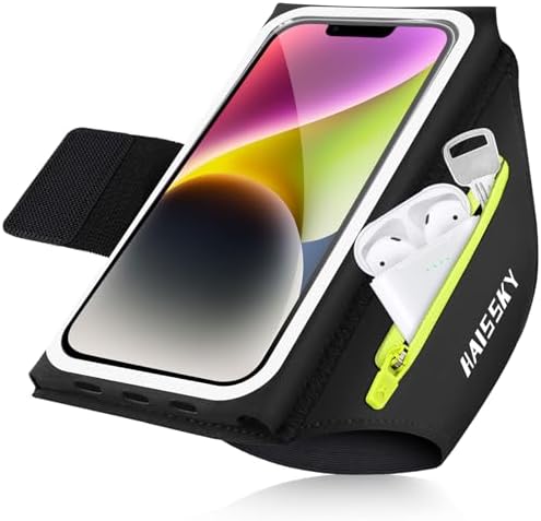 Running Armband Phone Holder, Sports Mobile Armband with Airpods ...