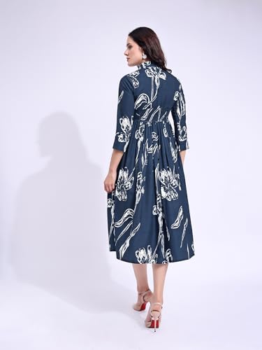 Image of PURVAJA Women's Maxi Cotton Blend Dress