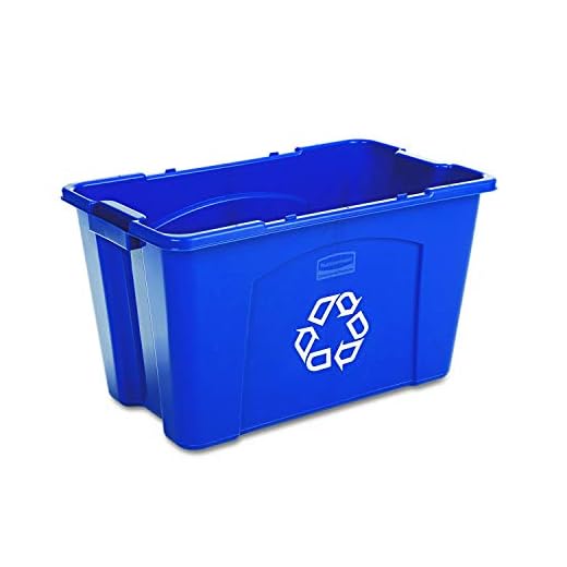 Durable 18 Gallon Recycling Bin for All Spaces