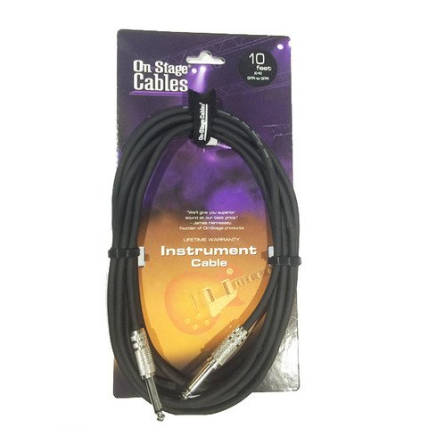 On-Stage Hot Wire IC-10 Standard Instrument Cable, 10 Feet-image-4