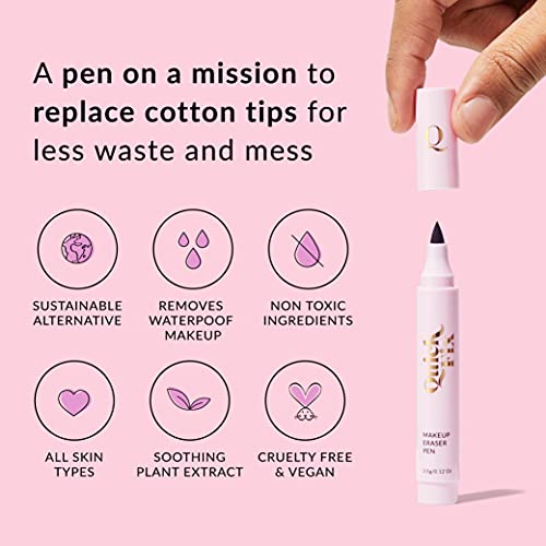 The Quick Flick QUICKFIX Reusable Quick Fix Makeup Eraser Pen - Instant Travel Size Makeup Remover Pen thumb #2