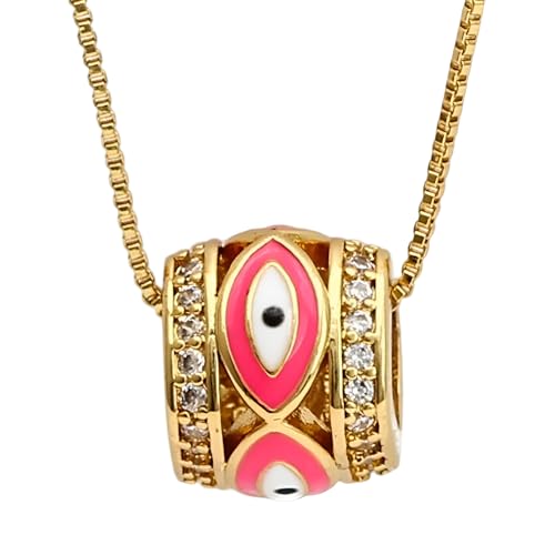 Collier porte-bonheur œil turc en or 14k le cadeau idéal