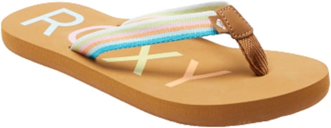 Roxy Girl's Colbee Flip Flop - Comfortable Sandal Design