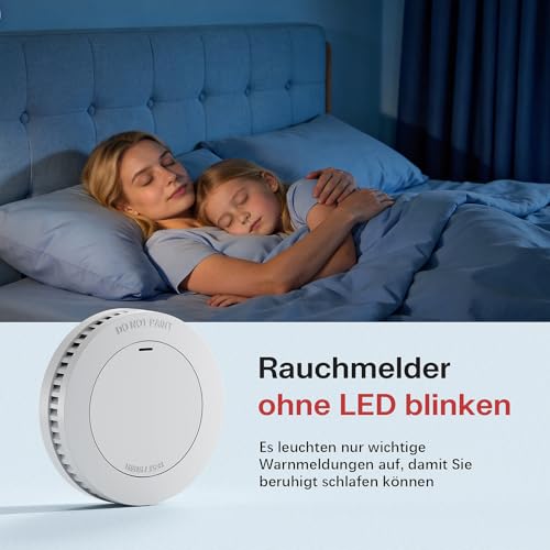 RUNIDUR Rauchmelder 10 Jahres Batterie Feuermelder TÜV Zertifiziert 5 Stück – Ansicht 5
